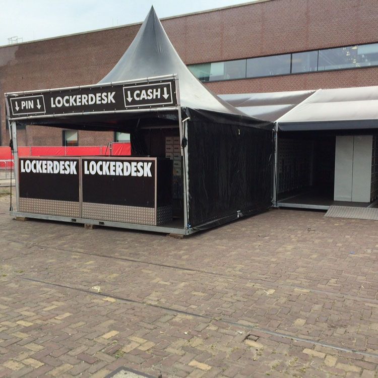 Pagodetent 5x5 zwart | Max Tenten